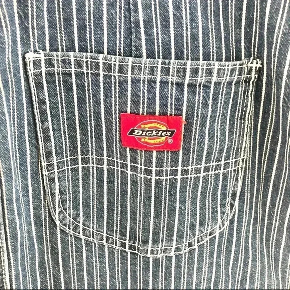 NWT Dickies Overall Pinstripe Dress - Picture 5 of 6